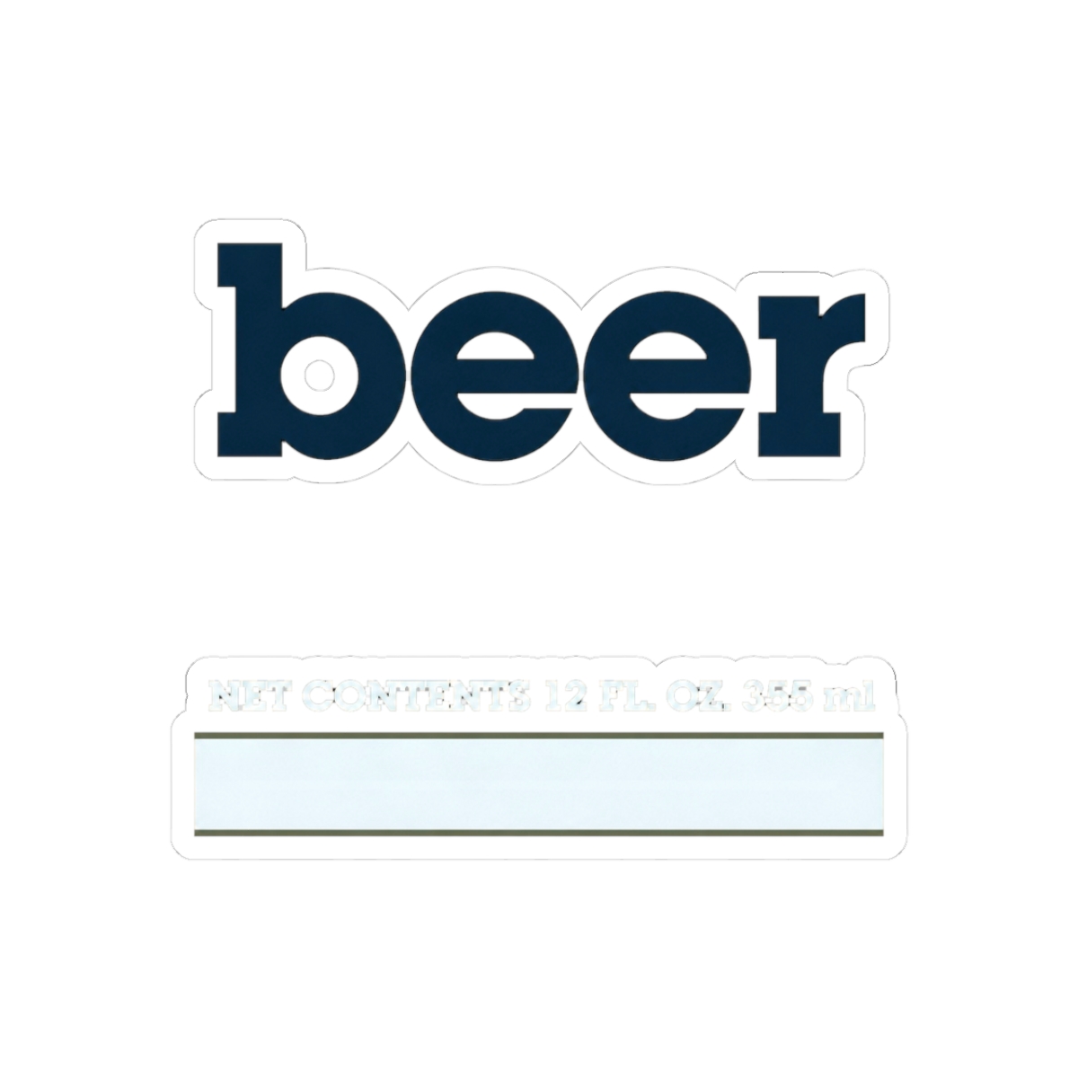 Generic Beer Can 'Repo Man' Movie Sticker | R.E.P.O - Official stickers merchandise