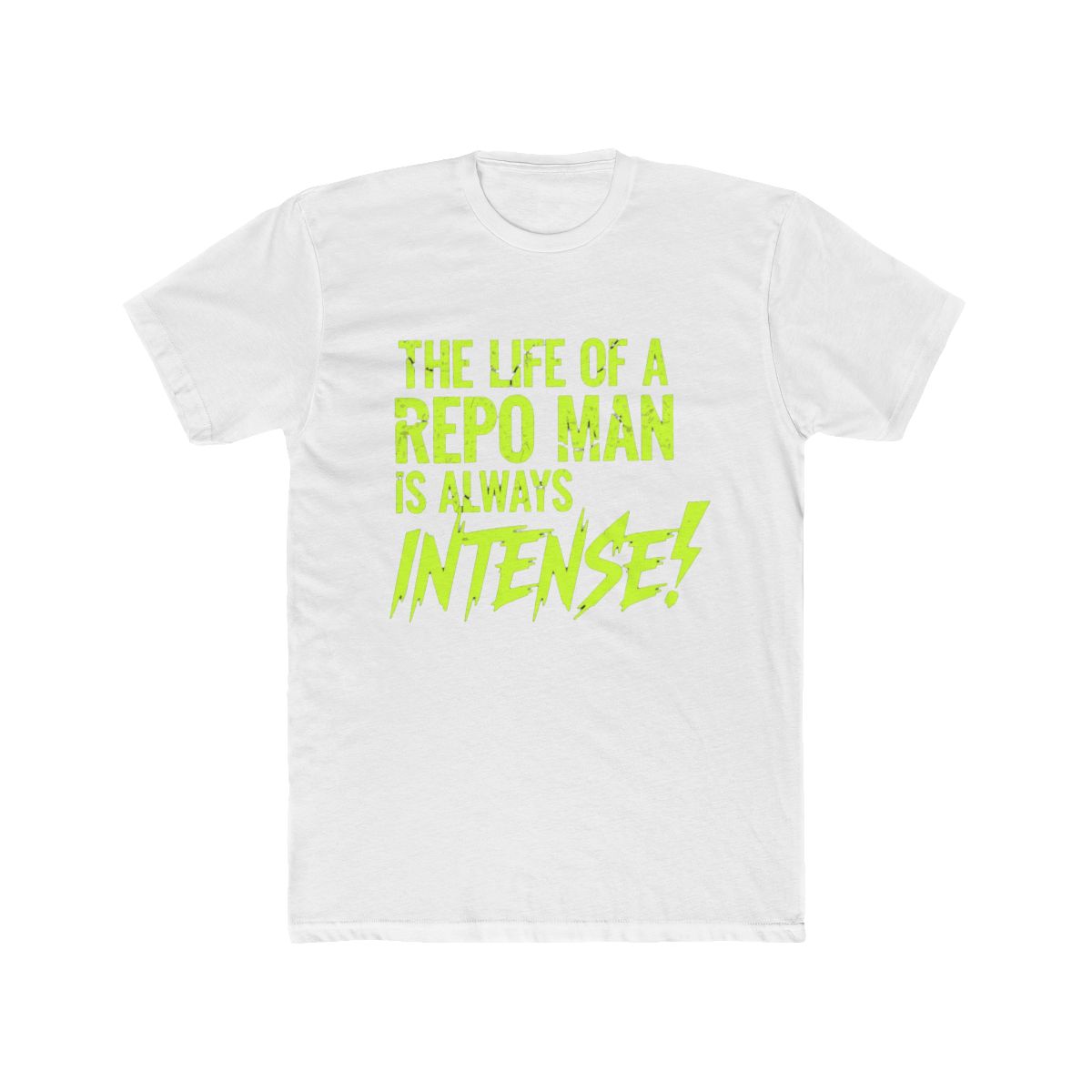 Repo Man Life is Always Intense - Retro 80s Cult Movie Quote T Shirt | R.E.P.O - Official t-shirts merchandise