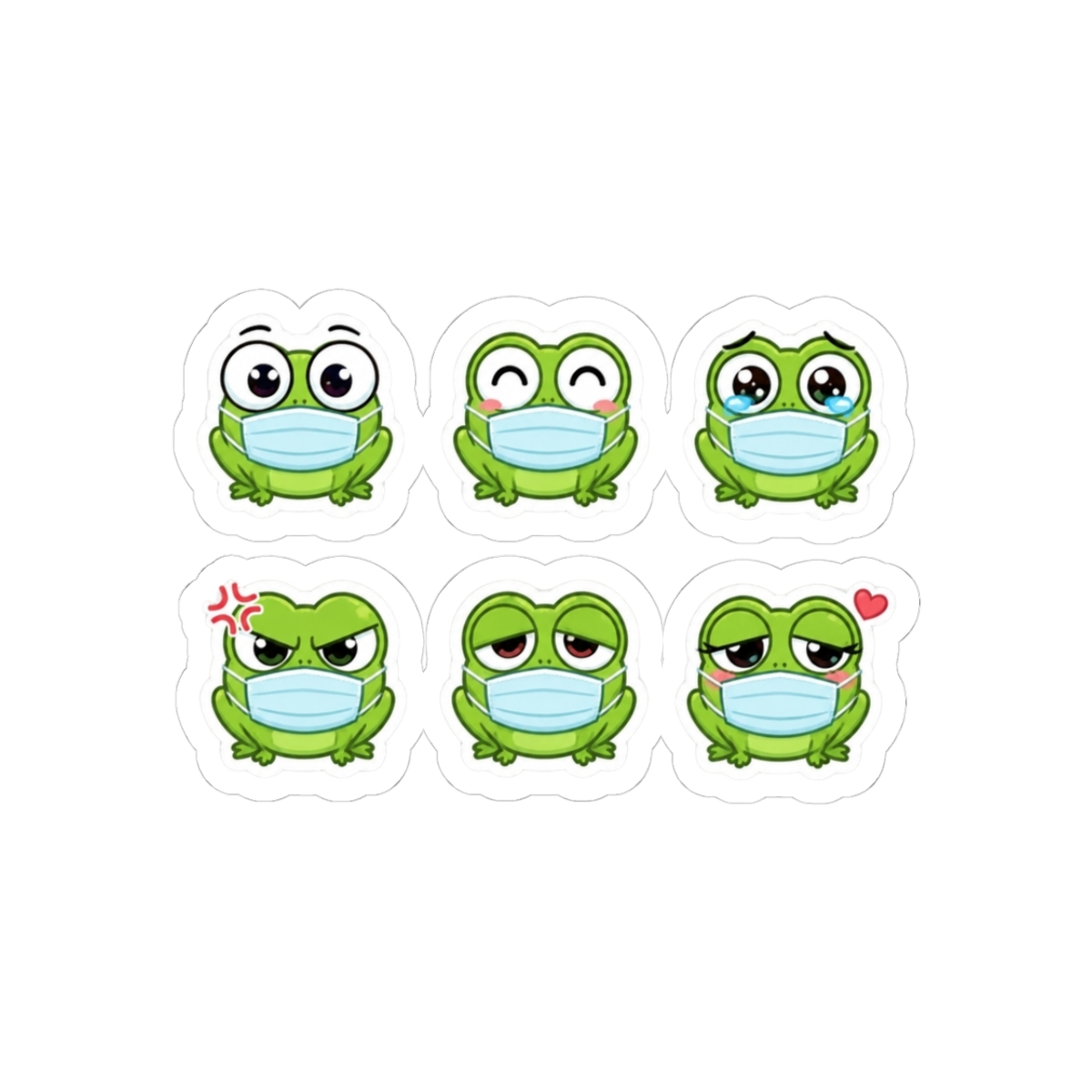 REPO Robot Emotion Stickers - White | R.E.P.O - Official stickers merchandise
