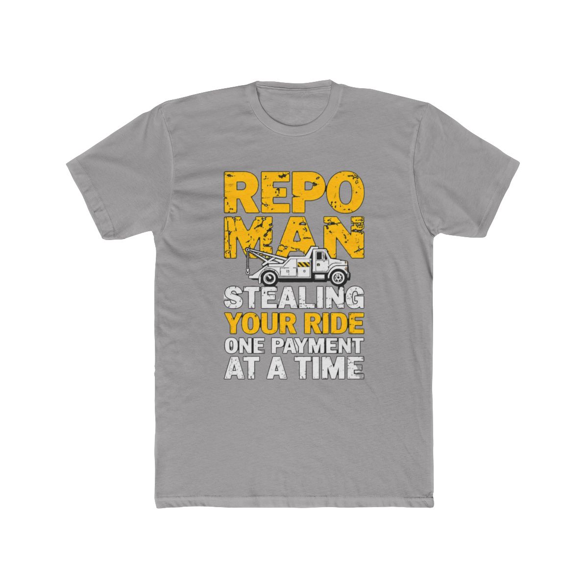 Repo Man Tow Truck Humor T Shirt | R.E.P.O - Official t-shirts merchandise