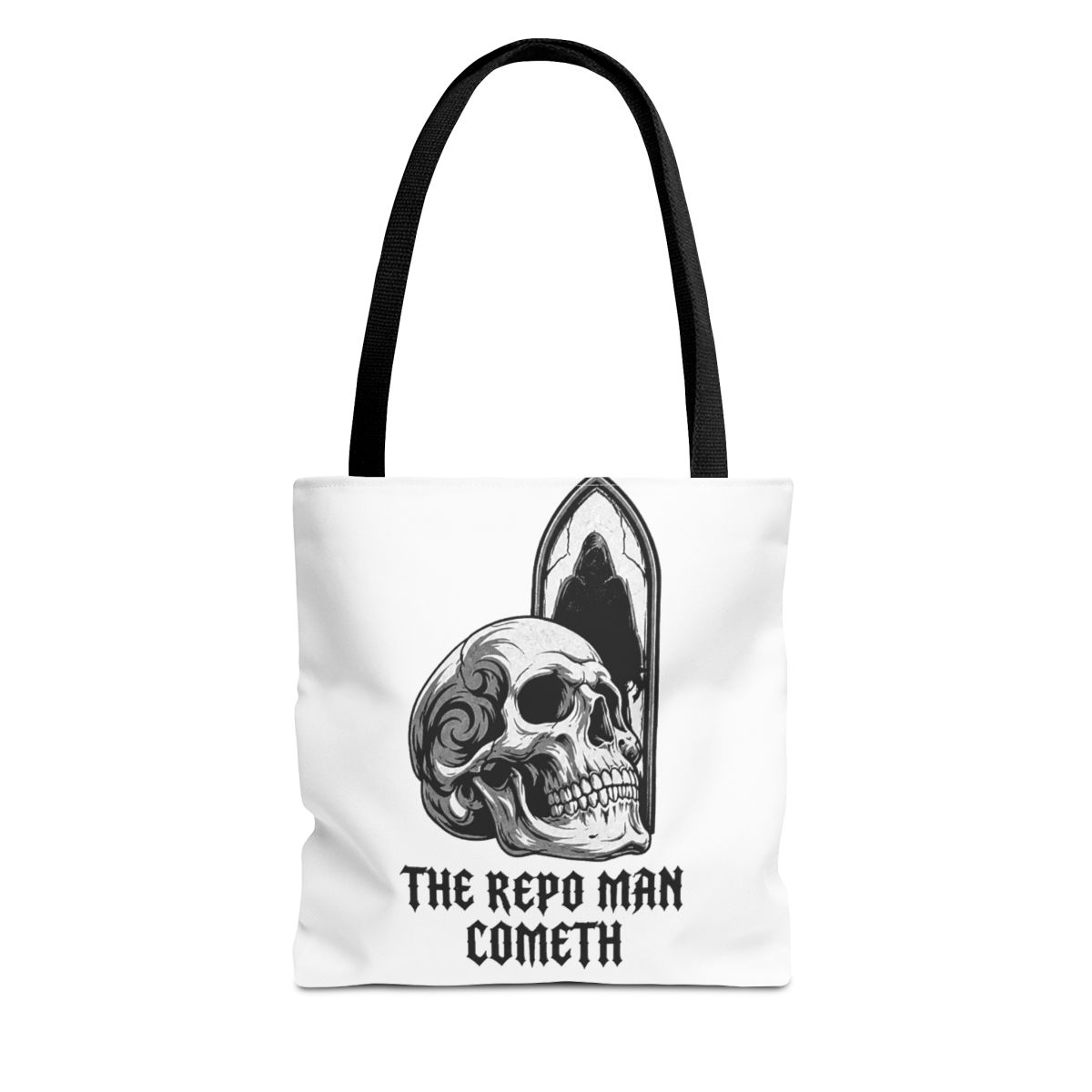 The Repo Man Cometh Vehicle Recovery Skull Gothic Bags | R.E.P.O - Official Creator merchandise