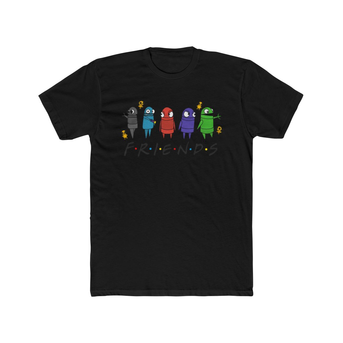 R.E.P.O. Robot Characters, Friends Style Shirt, Gaming R.E.P.O. Merch - alternate angle 3, merchandise