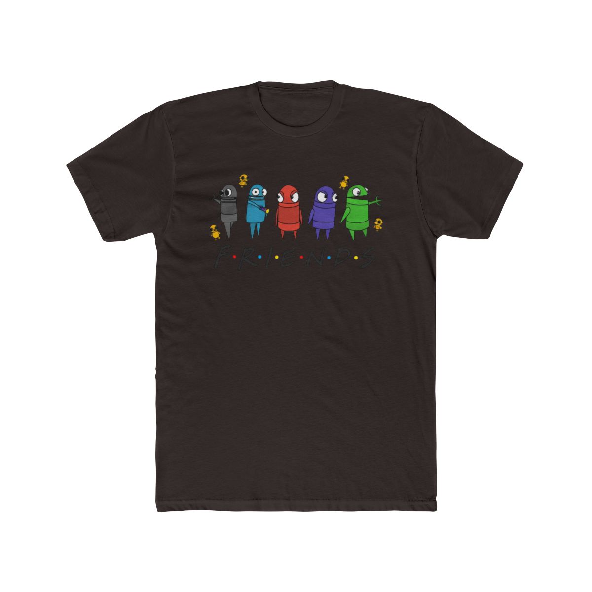 R.E.P.O. Robot Characters, Friends Style Shirt, Gaming R.E.P.O. Merch - alternate angle 2, merchandise