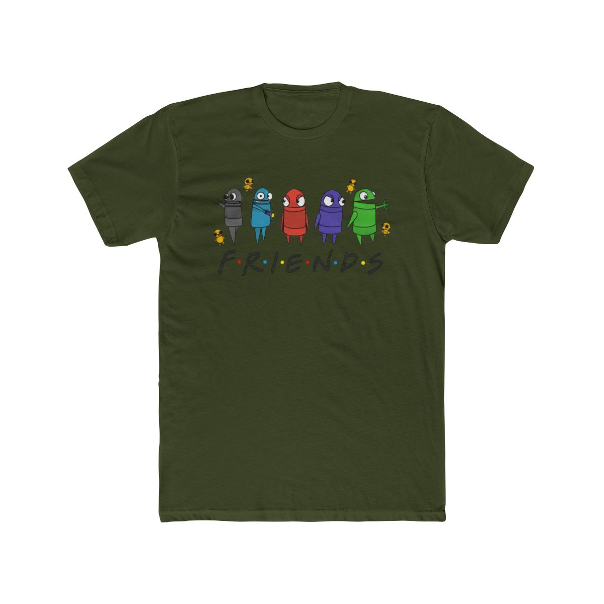 R.E.P.O. Robot Characters, Friends Style Shirt, Gaming R.E.P.O. Merch - alternate angle 5, merchandise