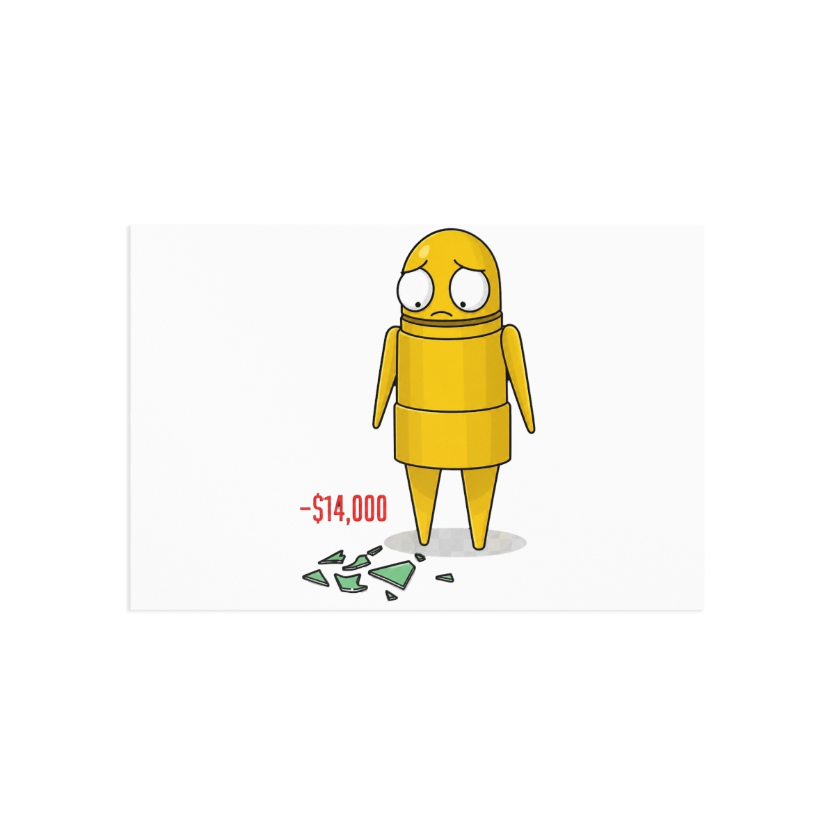 REPO Character Funny Fail Postcard | R.E.P.O - Official Creator merchandise