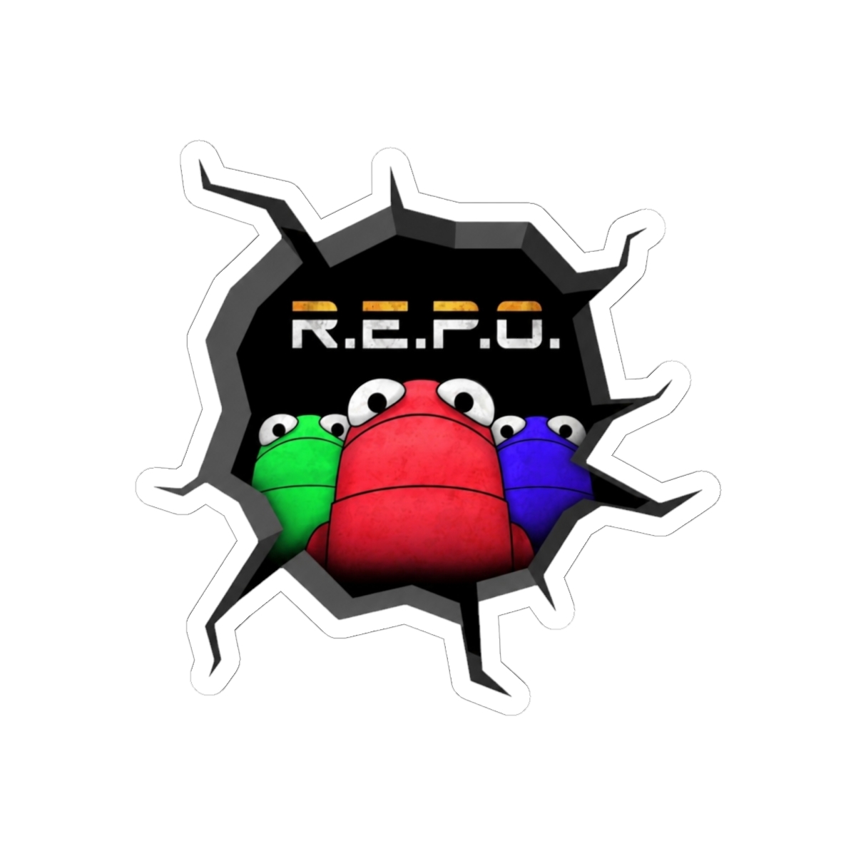 REPO Game Funny Side Eyes | R.E.P.O - alternate angle 3, merchandise