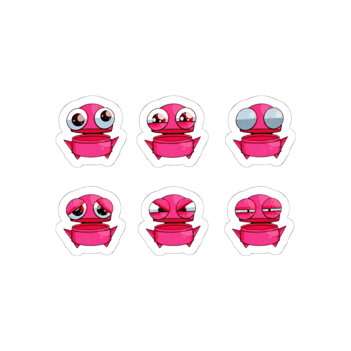 REPO Robot Emotion Stickers - Pink | R.E.P.O - alternate angle 2, merchandise